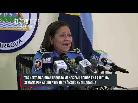 Nicaragua: Disminuyen cifras de fallecidos por accidentes de tránsito