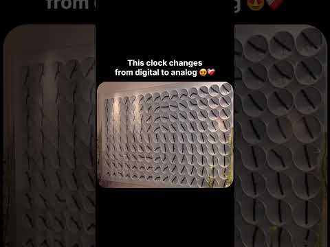 This clock changes from digital to analog ❤️‍🩹😍