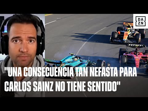 ¿No te has subido a un F1?: Roldán Rodríguez defiende a Sainz de la FIA en su accidente con Alonso