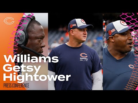 Getsy, Williams, Hightower set their sights on Week 4 vs. Giants | Chicago Bears video clip