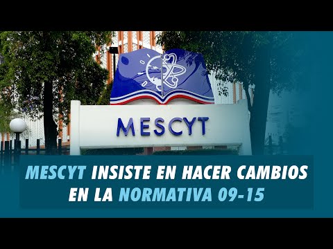 MESCYT insiste en hacer cambios en la normativa 09-15 | Matinal