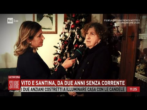 Vito e Santina, da due anni senza corrente- Storie italiane - 05/01/2024