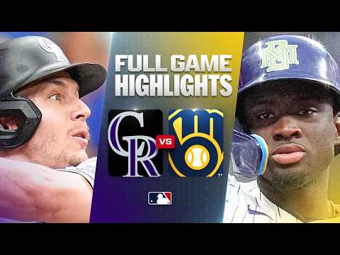콜로라도 로키스 vs 밀워키 브루어스: 공식 풀 경기 하이라이트 (7월 25) | 2026 MLB 시즌