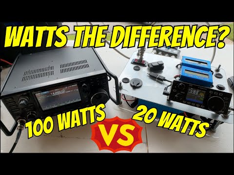 Is There A Difference Between 100 Watt & 20 Watt Radios?