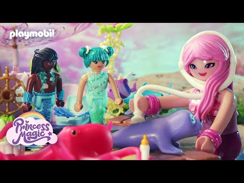 Princess Magic: Ein süßer Patient für die Meerjungfrauen-Pflegestation | PLAYMOBIL Kurzfilm