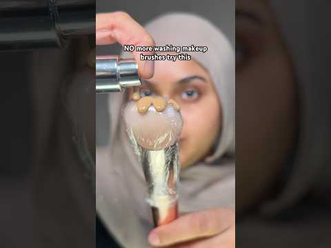 Makeup brush hack #makeup #makeuphacks