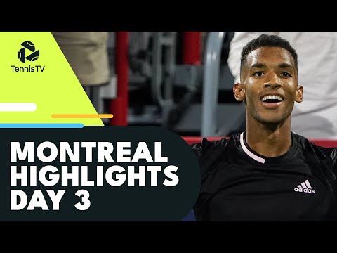 Auger-Aliassime Faces Nishioka; Medvedev & Alcaraz Headline | Montreal 2022 Day 3 Highlights