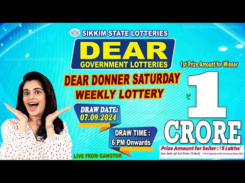 LOTTERY SAMBAD LIVE DEAR 6 PM 07.09.2024 SIKKIM LOTTERY LIVE DEAR LOTTERY LIVE LOTTERY SAMBAD