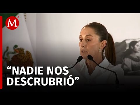 Claudia Sheinbaum reivindica el 12 de octubre y exige disculpas a la corona española