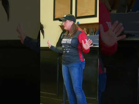World renowned shooter, Julie Golob, teaching the basics at the Buffalo Bill Center of the West.