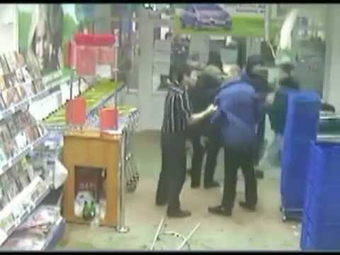 Brutalna walka w rosyjskim supermarkecie