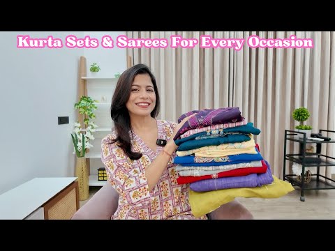Kurta Sets & Sarees Haul | Outfits for Every Occasion l Dream Simple
