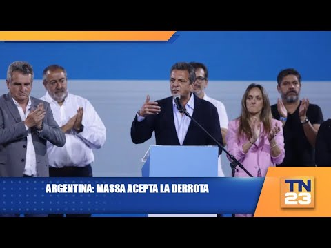 Argentina: Massa acepta la derrota
