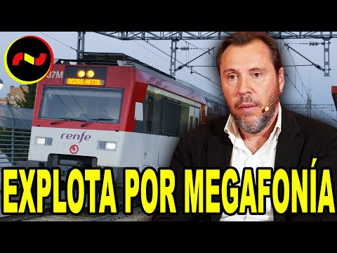 Maquinista de Renfe EXPLOTA POR MEGAFONÍA contra Óscar Puente