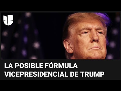 Si Trump gana la candidatura republicana, ¿quién sería su fórmula vicepresidencial?