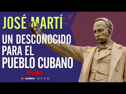 ? José Martí un desconocido para el pueblo cubano ?