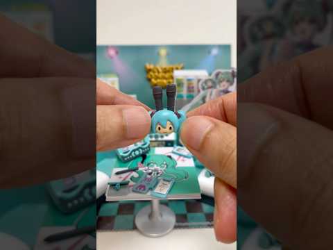 【Hatsune Miku】Miku Miku Karaoke Re-Ment Miniature Microphone #shorts