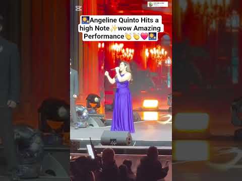 Angeline Quinto Hits a high note AMAZING PERFORMANCE