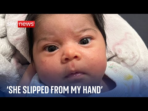 Father of baby girl who died in the English Channel says 'she slipped from my hand'