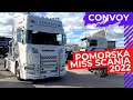 Pomorska Miss Scania 2022 - wyjazd z siedziby firmy
