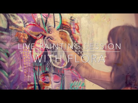 Live Painting with Flora Bowley