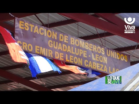 León cuenta con nueva estación de Bomberos en honor al Militante Sandinista Emir Cabezas Lacayo