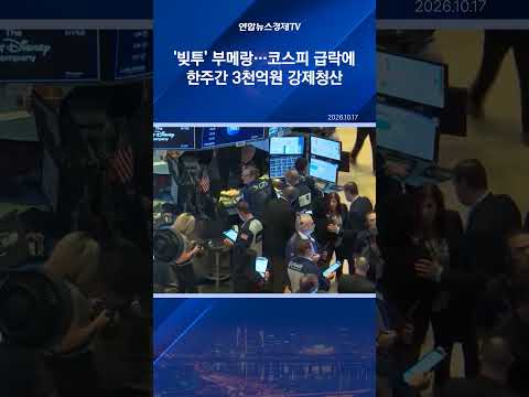 '빚투' 부메랑…코스피 급락에 한주간 3천억원 강제청산