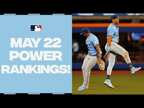 Power rankings have dropped!! Have the Tampa Bay Rays held on to the top spot?! video clip