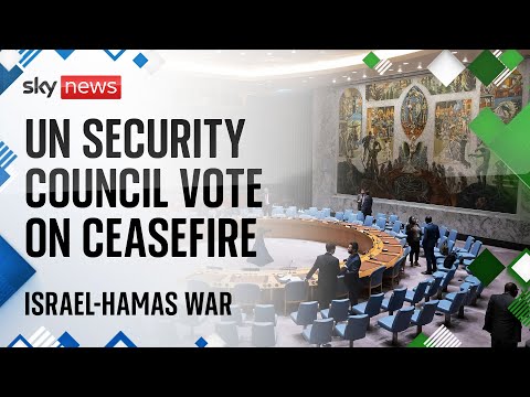 Watch live: UN Security Council approves resolution to increase aid in Gaza