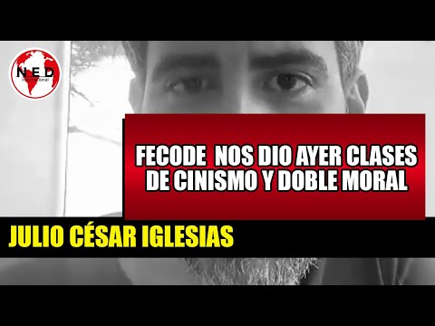 FECODE NOS DIÓ AYER CLASES DE CINISMO Y DOBLE MORAL