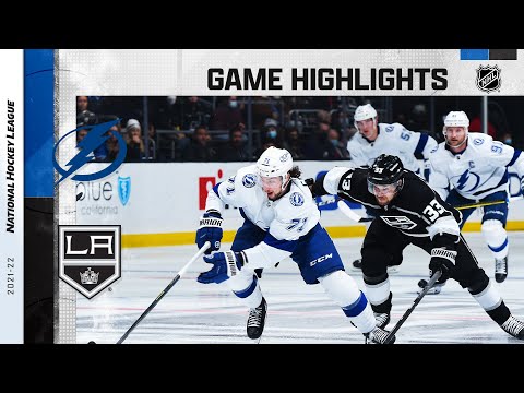 Lightning @ Kings 1/18/22 | NHL Highlights