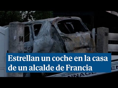 Estrellan un coche contra la casa de un alcalde en Francia
