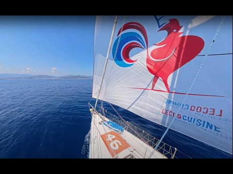 Ligurian Summer Sailing Pogo 40 Downwind