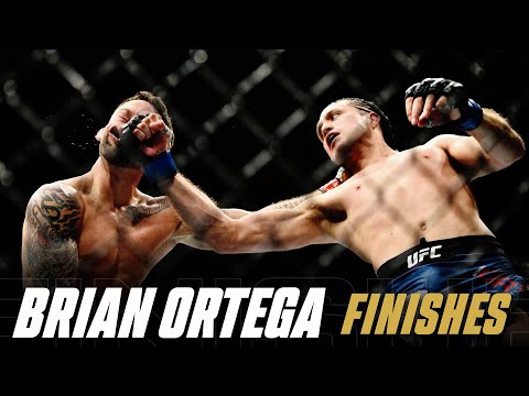 Every Finish From Brian Ortegas UFC Career