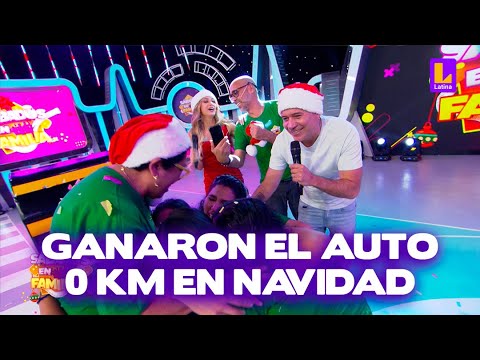 El mejor regalo de navidad: Familia Solís se lleva el auto 0 km en Sábados en Familia