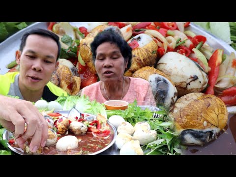 ยำไข่ลูกเป็ดกัมพูชาVsไข่เวียดน ยำไข่ลูกเป็ดกัมพูชาVsไข่เวียดน