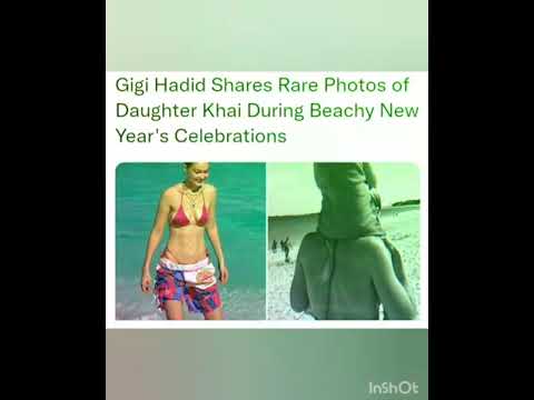 Gigi Hadid Shares Rare Photos of Daughter Khai During Beachy New Year's Celebrations