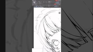 iPad miniユーザーのミニキャラ線画ᝰ✍🏻#イラストメイキング #clipstudiopaint