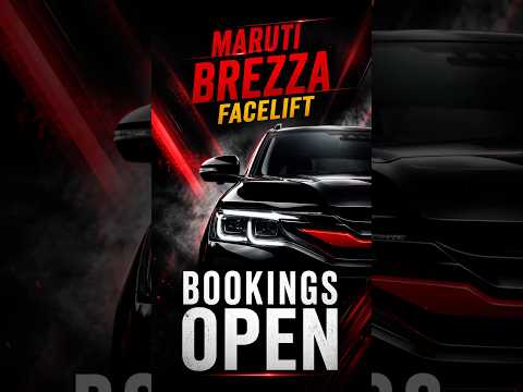 Maruti Brezza Facelift Bookings Open #marutisuzuki #indiancars #suvlife #carblogindia