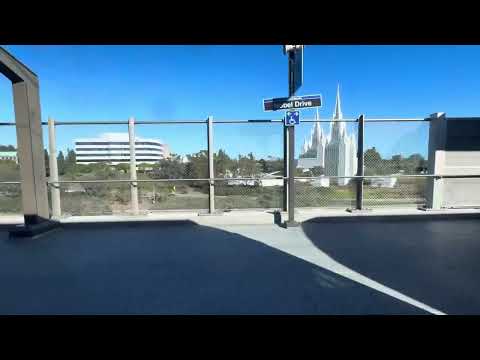 San Diego MTS Trolley: Nobel Drive Station to VA Medical Center Station
