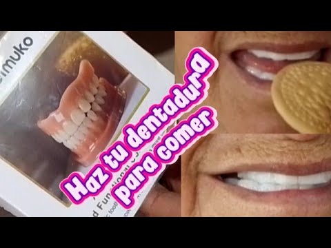 Haz tu dentadura con este producto.