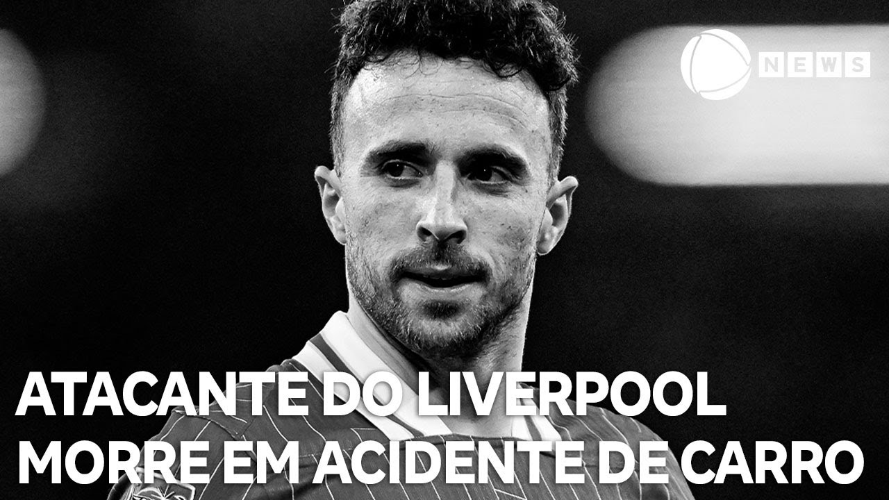 Diogo Jota atacante do Liverpool morre em acidente de carro na Espanha