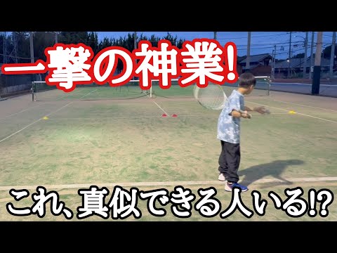 NAC開講イベント!一撃の神業が披露されました!【ソフトテニス】