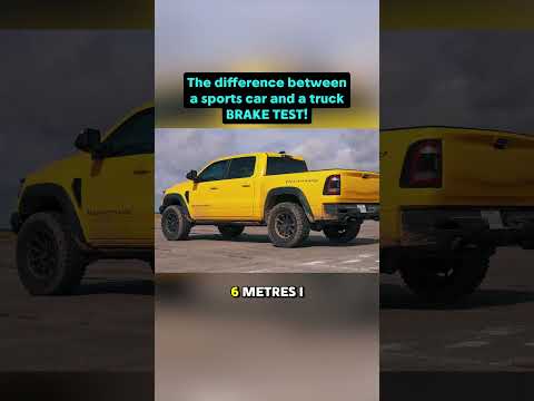 TESTED: Sports car vs truck, BRAKE TEST! 🔥😱