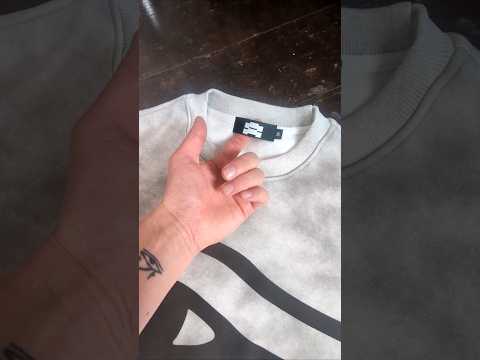 How I Made This Crewneck In 2 Minutes ! #merch #printing #design