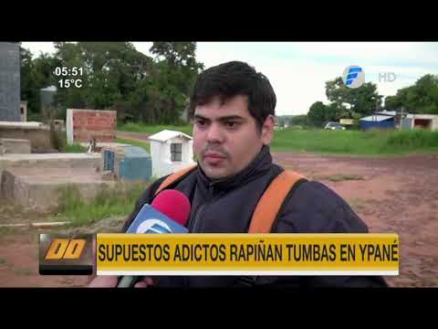 Supuestos adictos rapiñan tumbas en Ypané