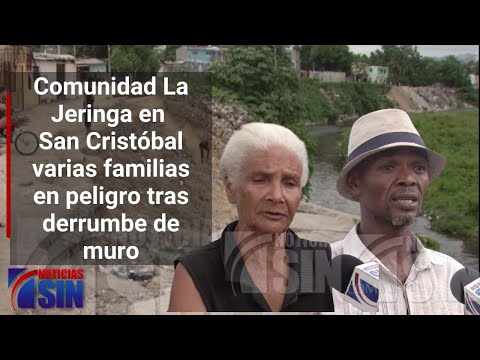 Incertidumbre viven varias familias tras derrumbe de muro