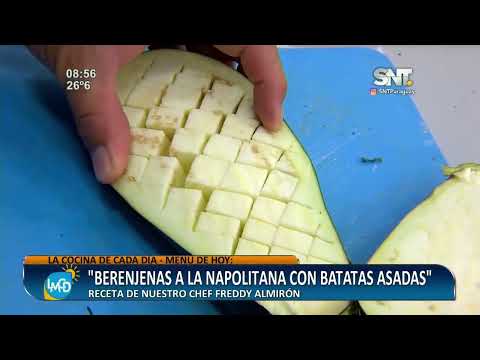 Bloque Cocina de la Mañana de Cada Día: ''Berenjenas a la napolitana con batatas asadas''