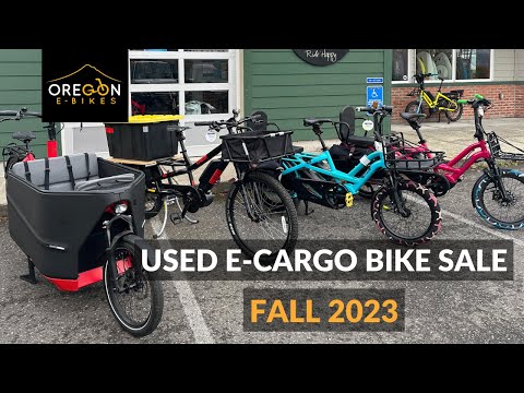Our Staff Fleet of Used Electric Cargo Bikes is Now for Sale!