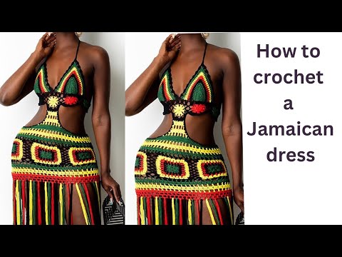 How To Crochet Mesh Fringe Dress| Part 1| Crochet for beginners